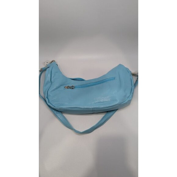 Bolsa Turquoise Buttery PVC Leather Mini Purse - Picture 2 of 3